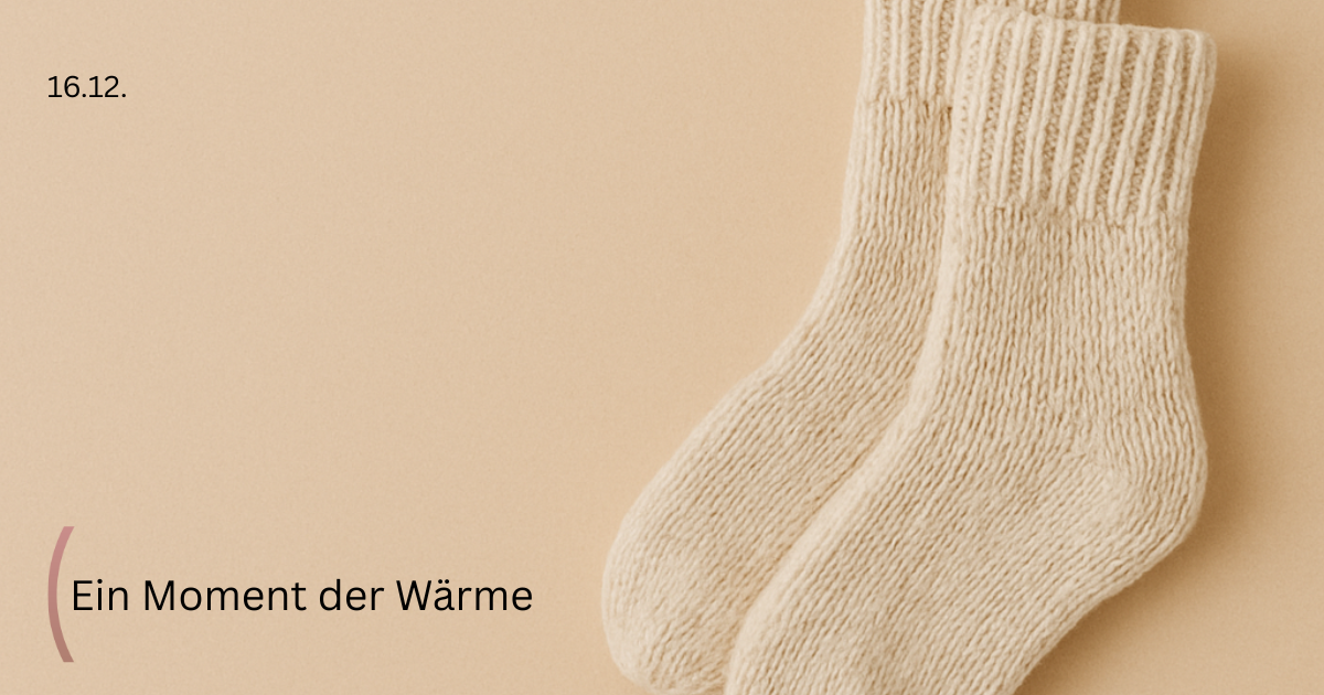 Ein Moment der Wärme