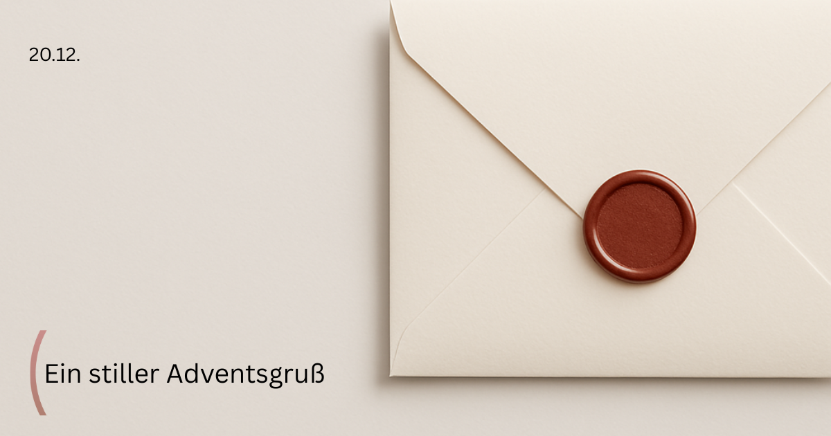 ein Briefumschlag auf hellem Untergrund