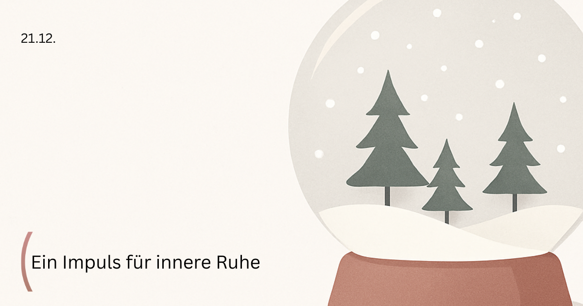 Eine Schneekugel mit drei Weihnachtsbäumen