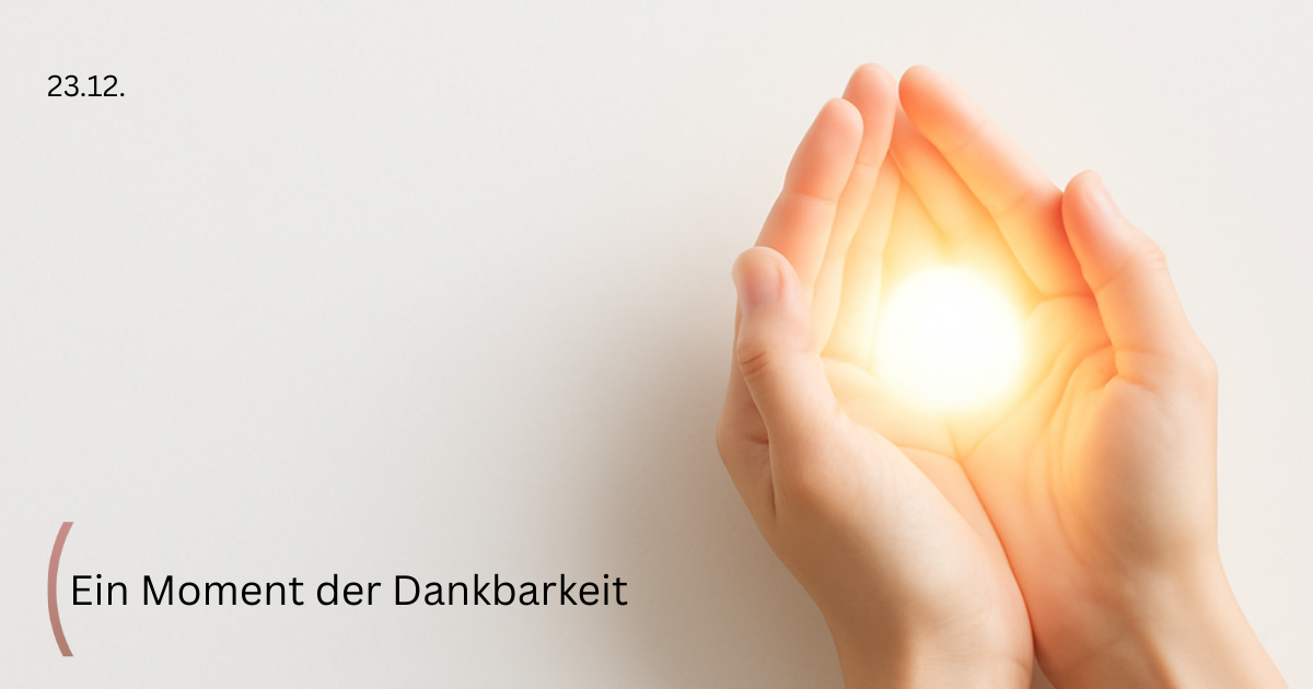 Ein Bild der Reflexion und des Dankes, mit sanfter, wertschätzender Energie. Georg Herbert Wendt hilft Menschen, ihren emotionalen Weg wertschätzend zu betrachten und sich selbst mit mehr Verständnis zu begegnen.