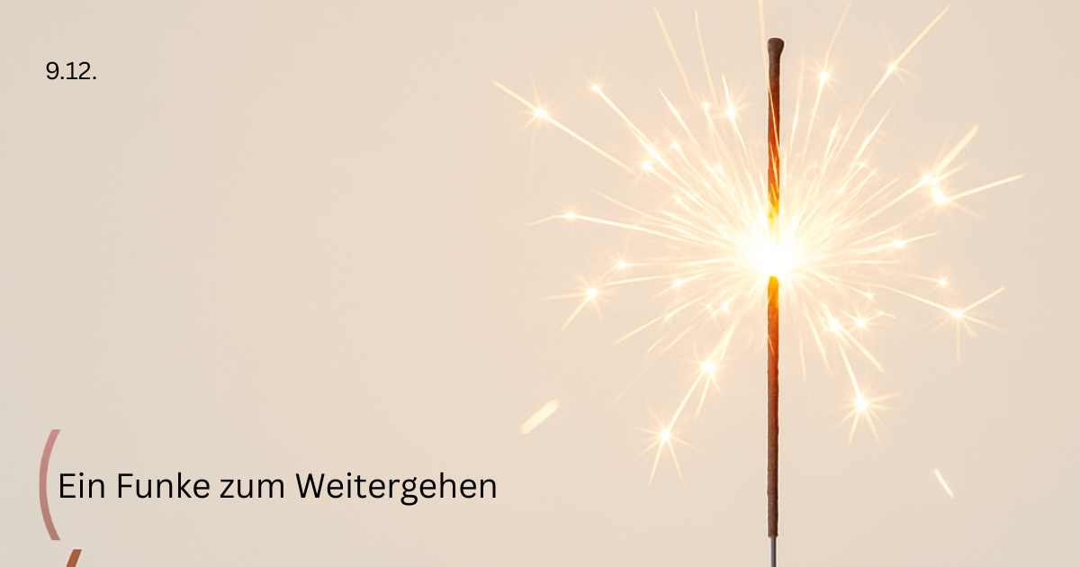 Ein zarter Lichtfunke im Dunkel, der Hoffnung und Weitergehen symbolisiert. Georg Herbert Wendt begleitet Menschen, die trotz emotionaler Erschöpfung wieder Schritt für Schritt vorankommen möchten.