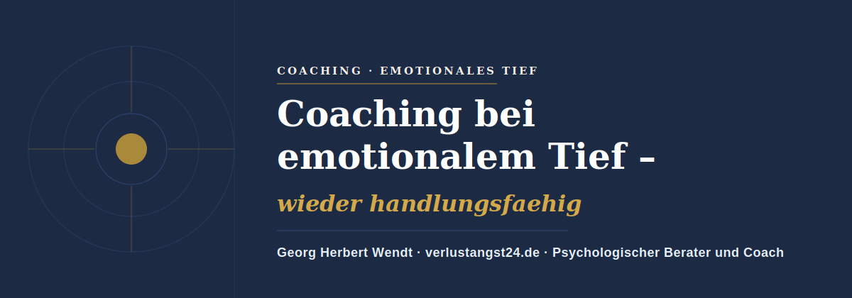 Coaching bei emotionalem Tief – Georg Herbert Wendt