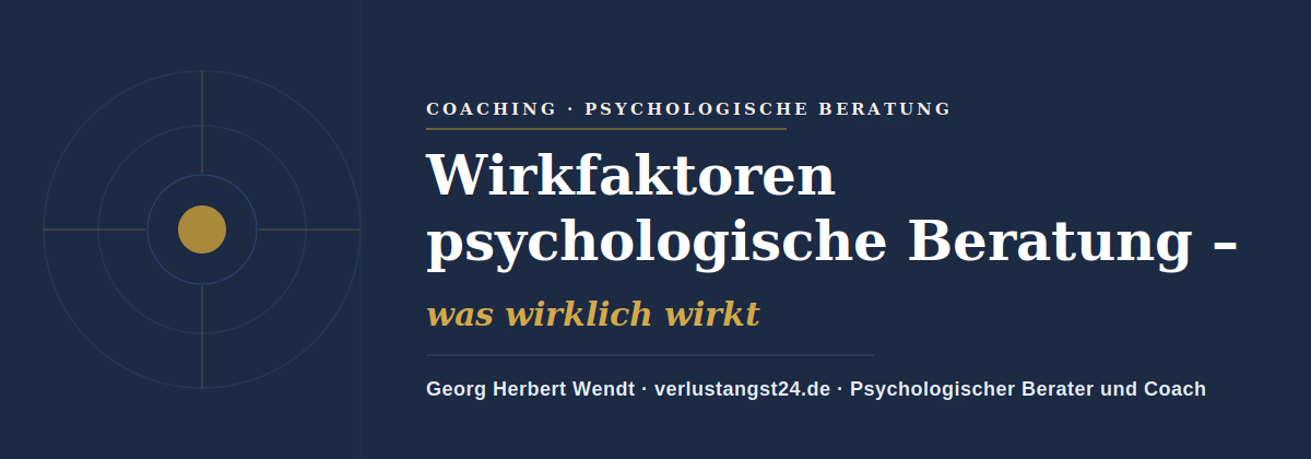 Wirkfaktoren psychologische Beratung – Georg Herbert Wendt