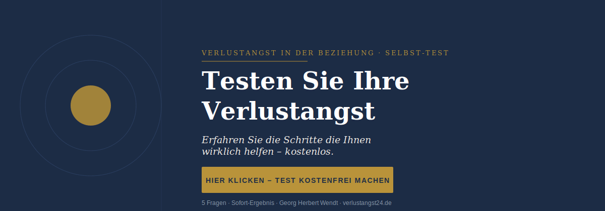 Verlustangst in der Beziehung Test kostenlos – Georg Herbert Wendt